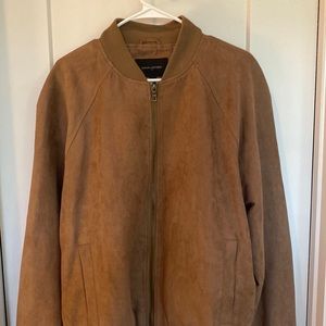 Faux Suede Banana Republic Bomber Jacket
